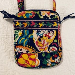 Vera Bradley Midnight w/ Mickey Mini Hipster bag